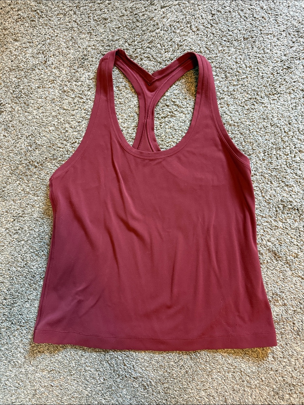 Women’s Racerback Tank Top - Burgundy
